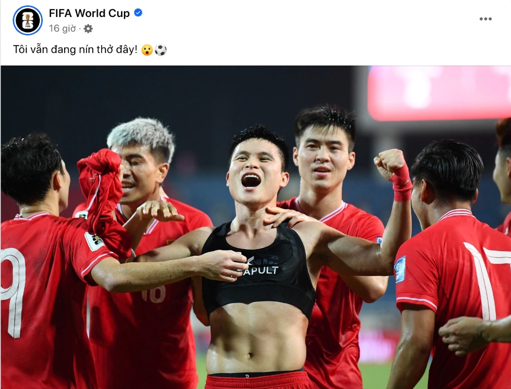 Đình Bắc, Xuân Mạnh xuất hiện trên trang facebook của FIFA 2